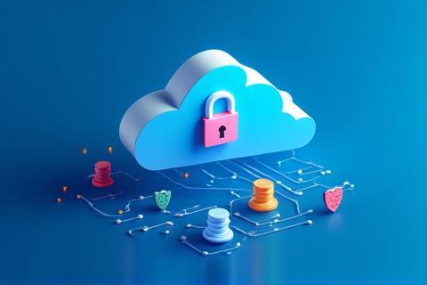 Cloud security graphic